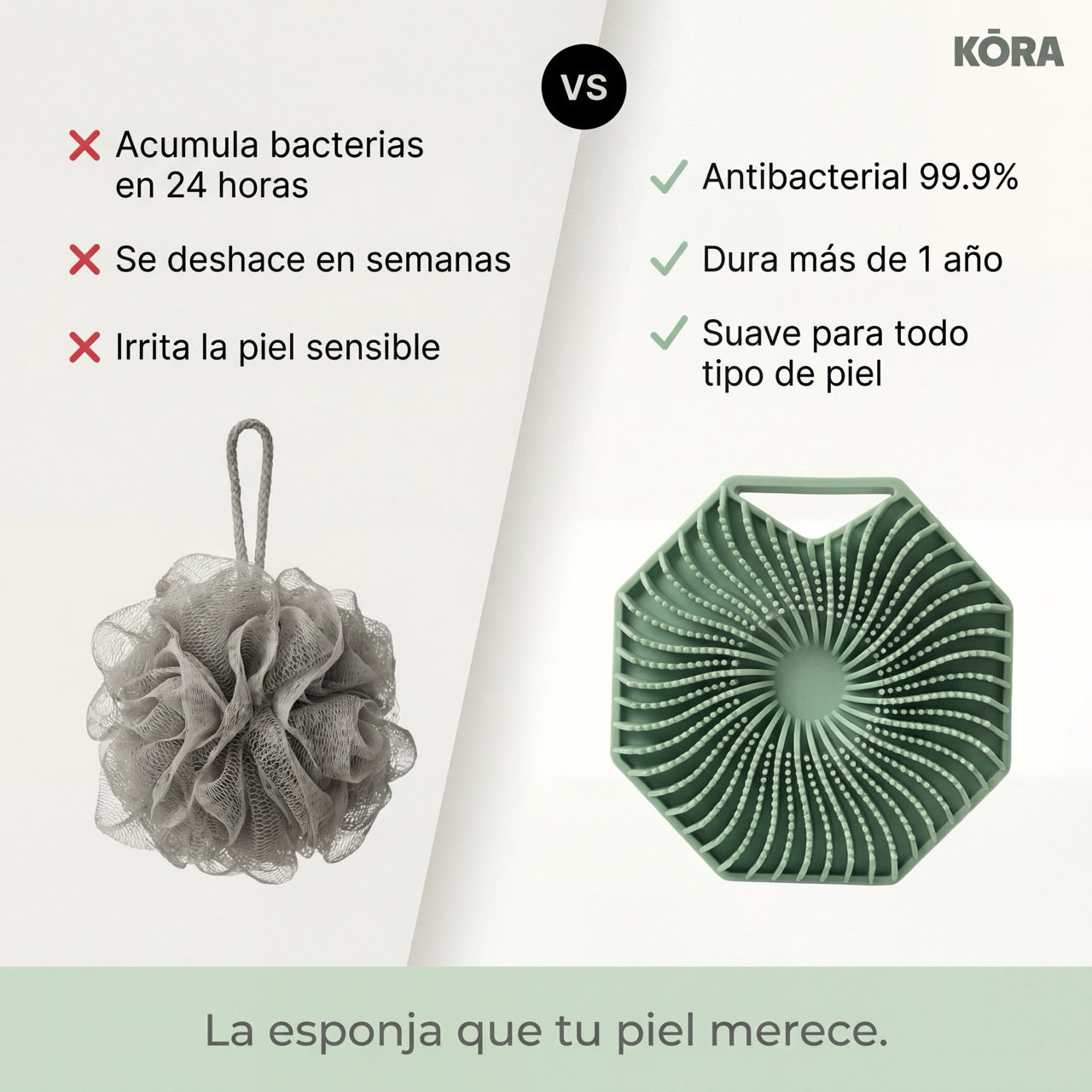 Kit de Baño 3 en 1 | 2X1 ESPONJA EXFOLIANTE + REGALO MASAJEADOR CAPILAR